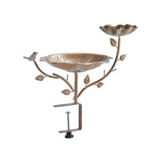 2-in-1 Deck Mounted Bird Bath,