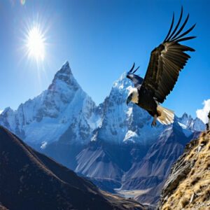 Andean Condors in Mountainous Regions