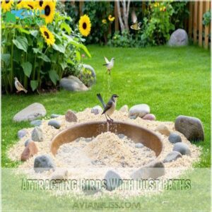 Attracting Birds With Dust Baths