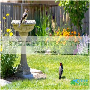 Backyard Birding Tips and Tricks