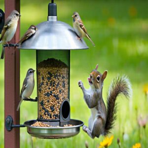 Baffle Systems for Squirrel Deterrence