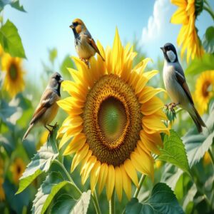 Benefits of Unsalted Sunflower Seeds for Birds