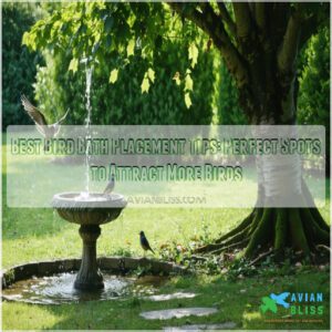 best bird bath placement tips