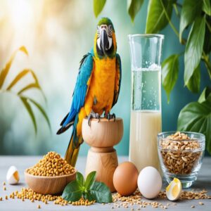 best bird food for strong feathers