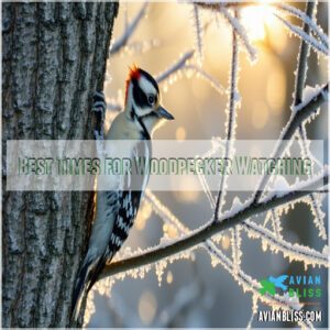 Best Times for Woodpecker Watching