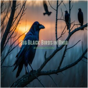 Big Black Birds in Ohio