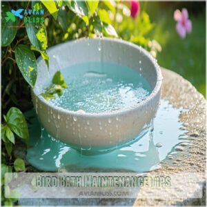 Bird Bath Maintenance Tips