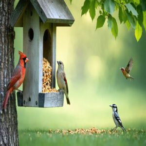 bird feeder food squirrels resistant