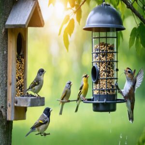 bird feeding for small birds