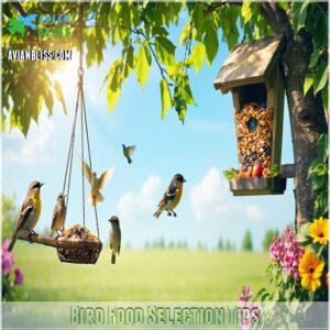 Bird Food Selection Tips