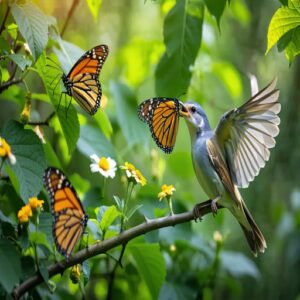 Birds and Butterfly Ecosystem Impact