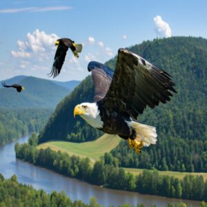 Birds of Prey With White Heads in Pennsylvania