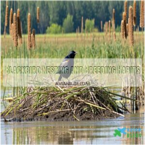 Blackbird Nesting and Breeding Habits