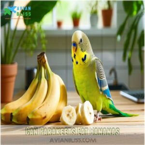 can parakeets eat bananas