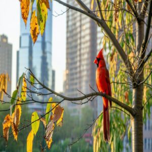 Cardinals in Urban Landscapes