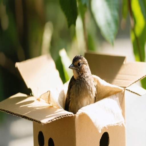 caring for injured birds outdoors