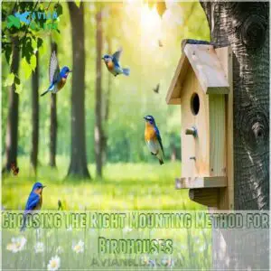 Choosing The Right Mounting Method for Birdhouses