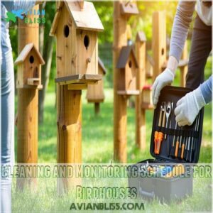 Cleaning and Monitoring Schedule for Birdhouses