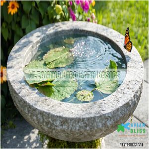 Cleaning Bird Bath Basics