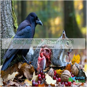 Crow Diet and Feeding Habits