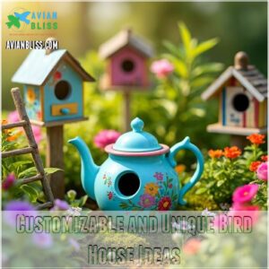 Customizable and Unique Bird House Ideas