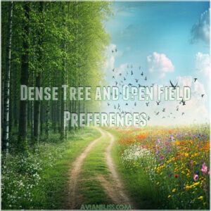 Dense Tree and Open Field Preferences