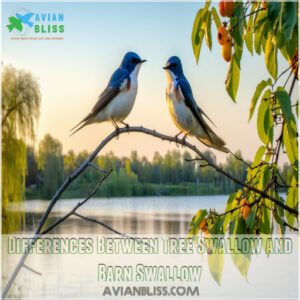 Differences Between Tree Swallow and Barn Swallow