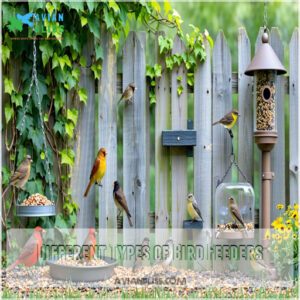 Different Types of Bird Feeders