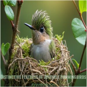 Distinctive Features of Juvenile Hummingbirds