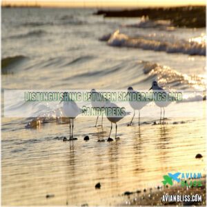 Distinguishing Between Sanderlings and Sandpipers