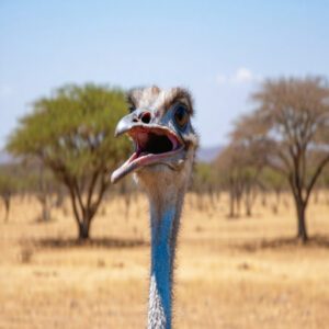 do ostriches have teeth