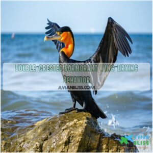 Double-crested Cormorant Wing-Drying Behavior