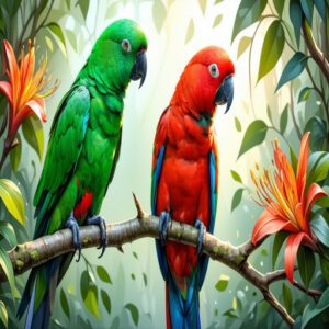 Eclectus Sexual Dimorphism