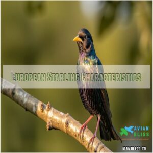 European Starling Characteristics