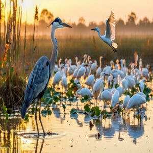 Examples of Long Legged Marsh Birds