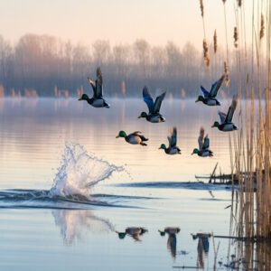 Flight Behavior of Wild Ducks