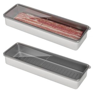 Freshmage Bacon Container for Refrigerator,