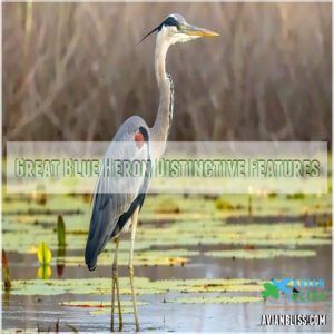 Great Blue Heron Distinctive Features