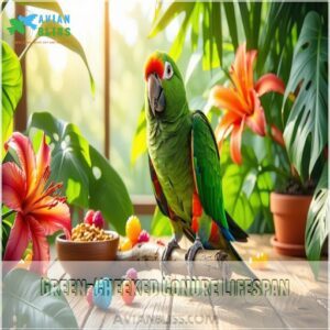 Green-Cheeked Conure Lifespan