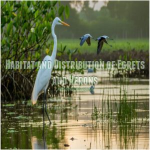 Habitat and Distribution of Egrets and Herons