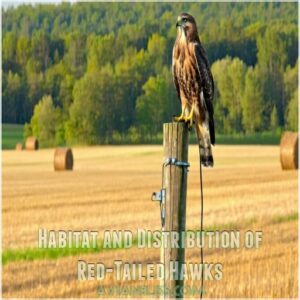 Habitat and Distribution of Red-Tailed Hawks