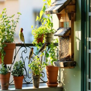 Hanging Bird Feeders for Apartments