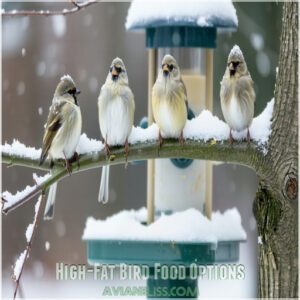 High-Fat Bird Food Options