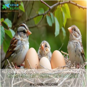 House Sparrow Chick Development