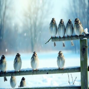 How Do Sparrows Adapt to Winter