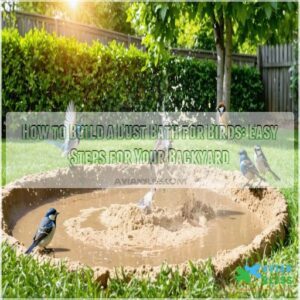 how to build a dust bath for birds