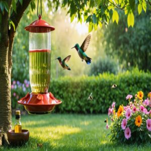 how to keep bees out of hummingbird feeders