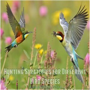 Hunting Strategies for Different Bird Species