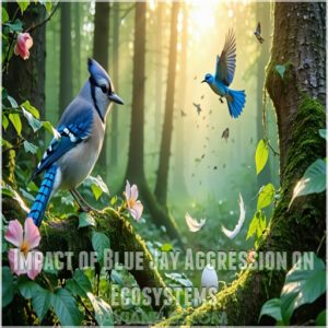 Impact of Blue Jay Aggression on Ecosystems