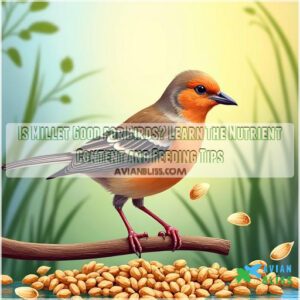 is millet good for birds learn the nutrient content more